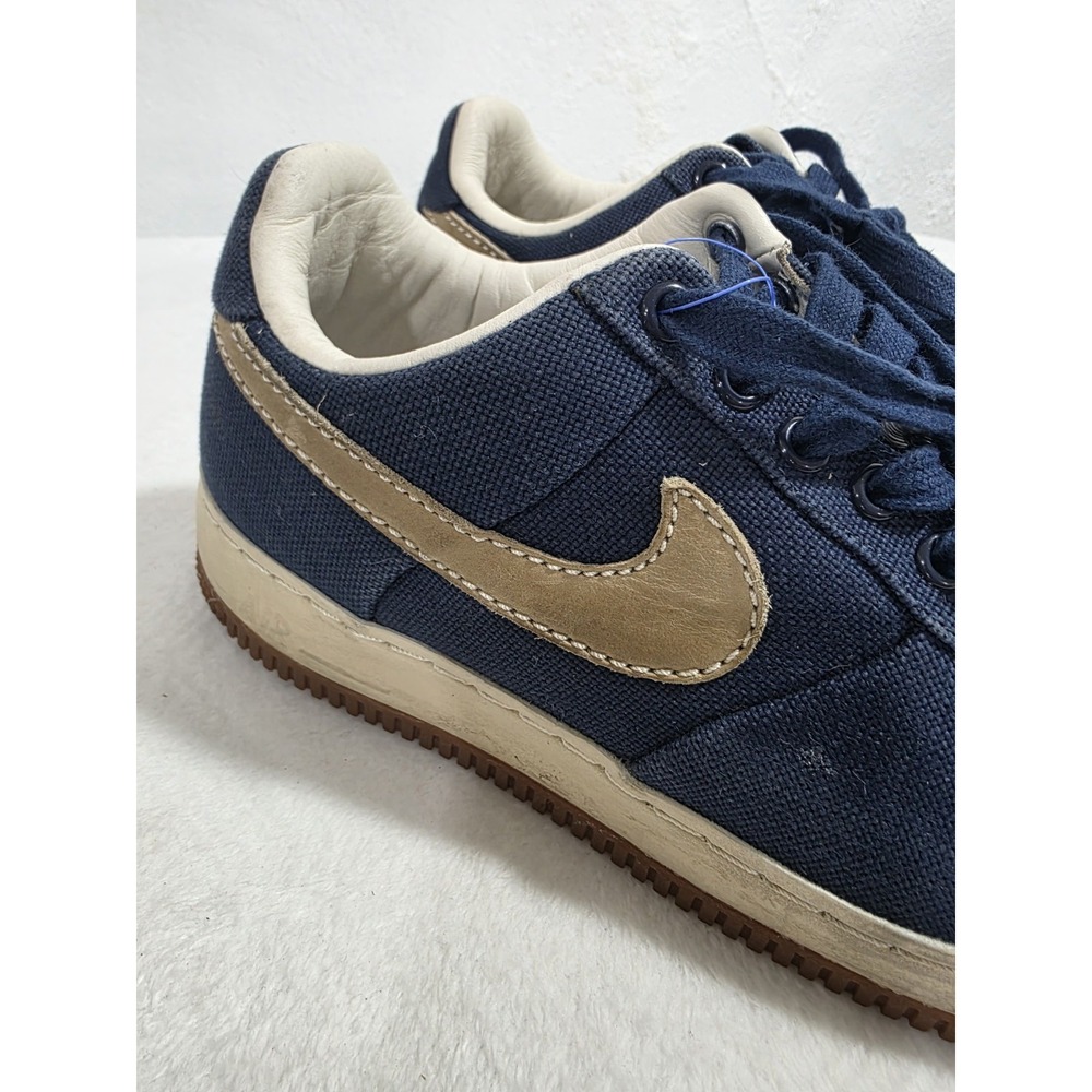 Nike Air Force 1 Low Supreme '07 Mens  Midnight Navy Shoes Size 8 - Picture 3 of 13
